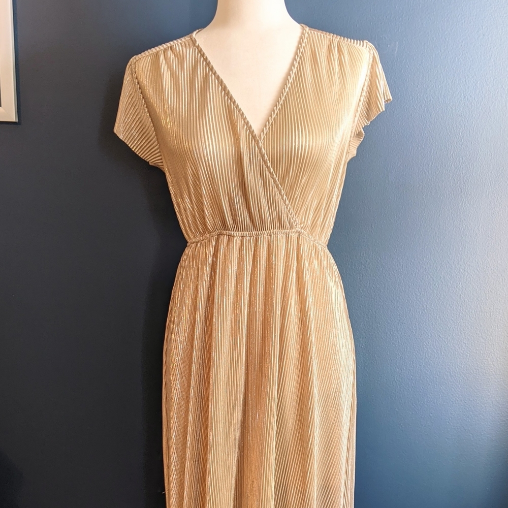 Baltic Born Gold Maxi Dress